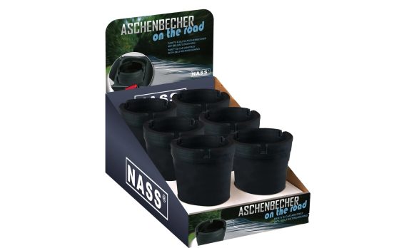 Asbak Beker On the Road ''Black'', Display van 6 - Afbeelding 3