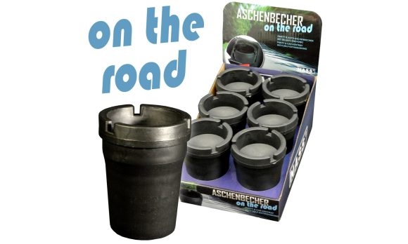 Asbak Beker On the Road ''Black'', Display van 6