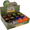 "Bottle Cap" Grinder met Deckel-Designs, Display van 24