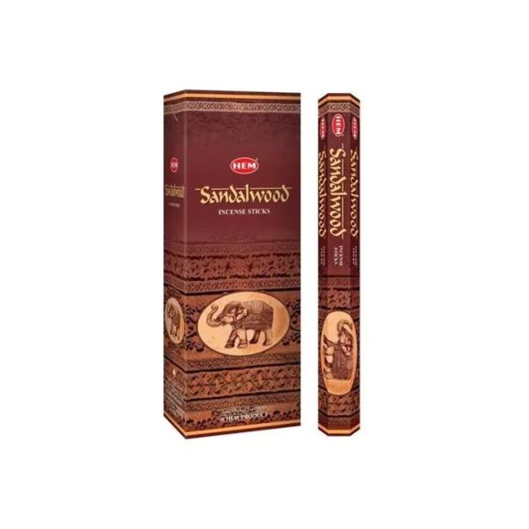 HEM Wierook – Sandalwood – Slof (6 pakjes/120 stokjes)