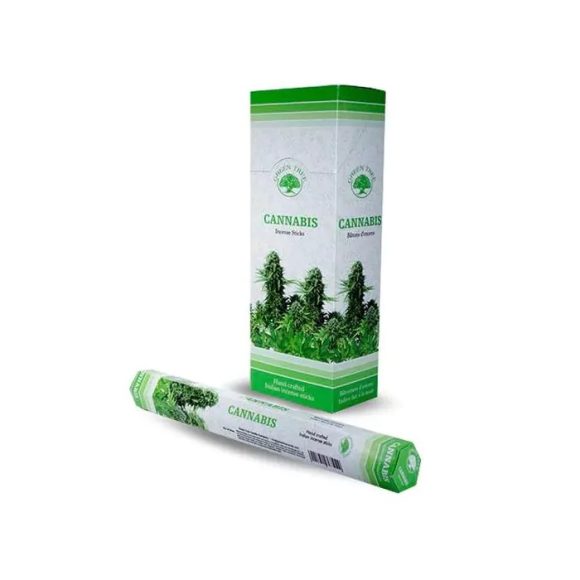 Green Tree Wierook – Cannabis – Slof (6 pakjes/120 stokjes)