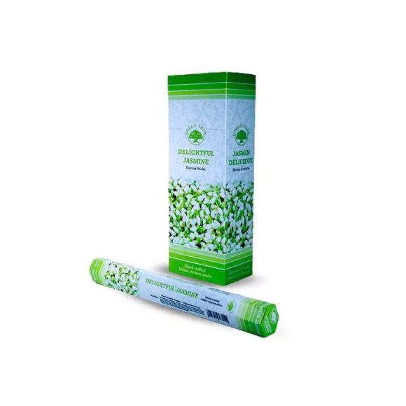 Green Tree Wierook – Delightful Jasmine – Slof (6 pakjes/120 stokjes)