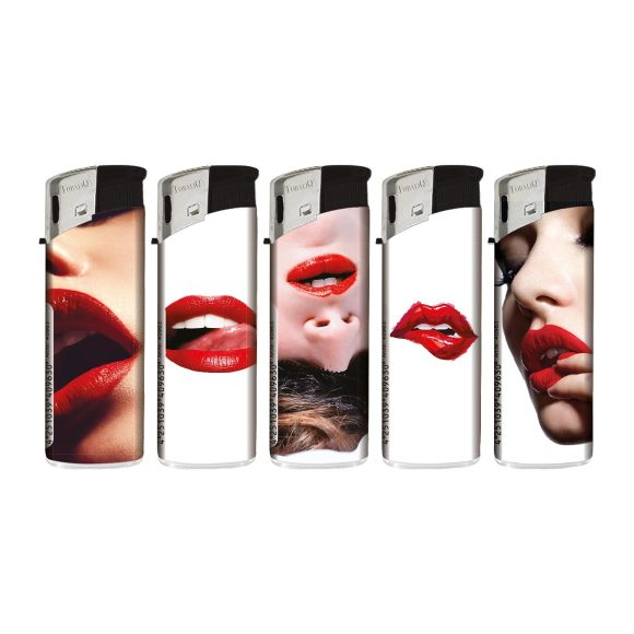 Elektronische aansteker hervulbaar – Design Hot Lips – Display 50 stuks - Afbeelding 2