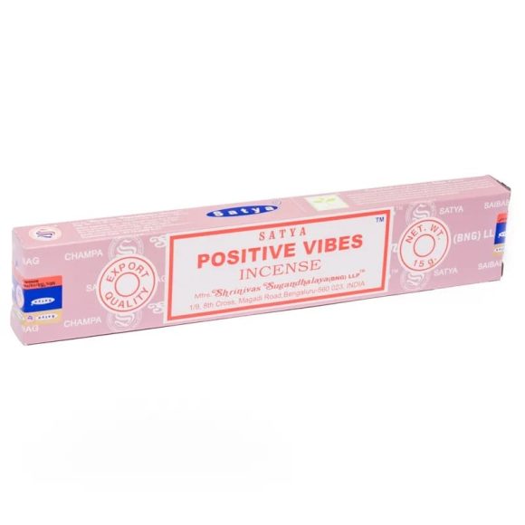 Satya Wierook – Satya Positive Vibes 15 grams - 1 doos (12 pakjes) - Afbeelding 2