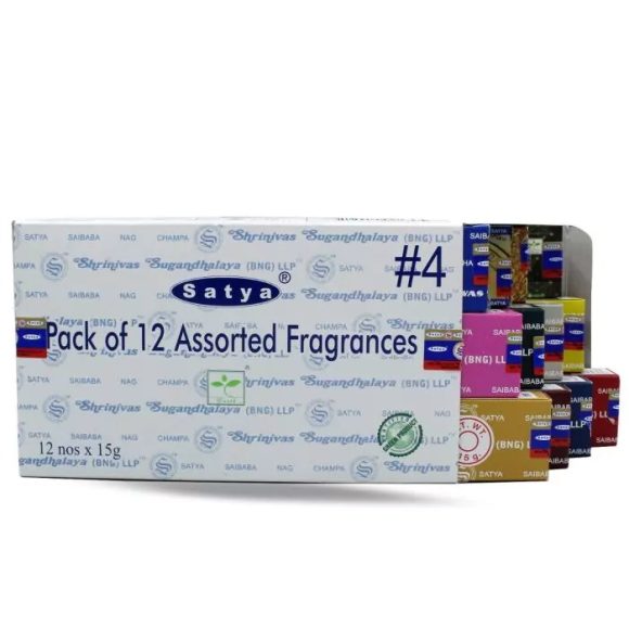 Satya Wierook - Assortiment Pack#4 15 grams - 1 doos (12 pakjes)