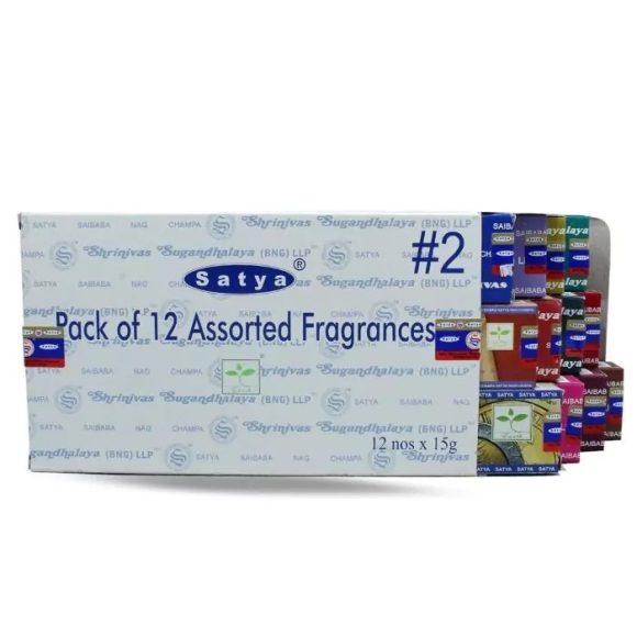 Satya Wierook - Assortiment Pack#2 15 grams - 1 doos (12 pakjes)
