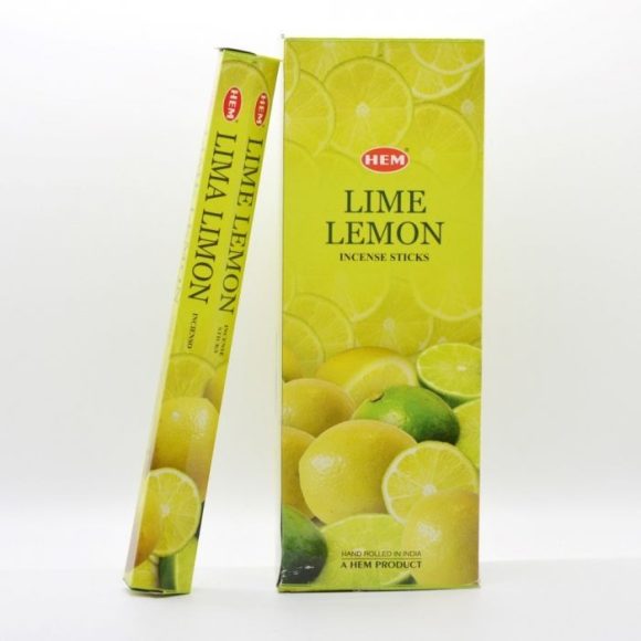 HEM Wierook – Lime Lemon – Slof (6 pakjes/120 stokjes)
