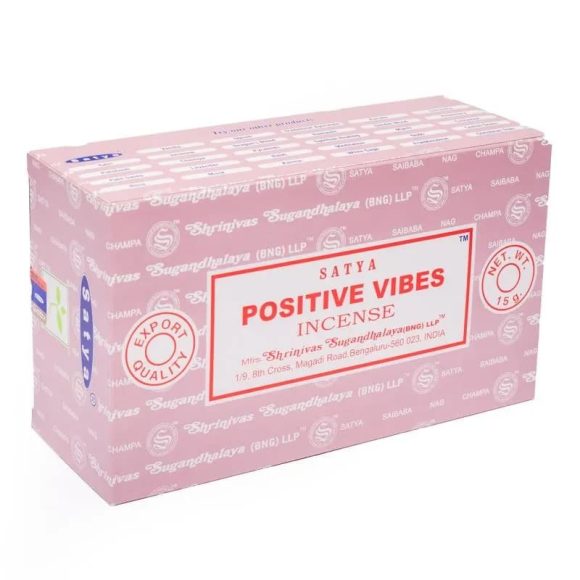 Satya Wierook – Satya Positive Vibes 15 grams - 1 doos (12 pakjes)