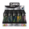 Tobaliq – Turbo Aansteker – Design Cannabis– Display 25 stuks