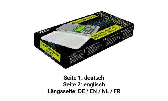 Digitale Zakweegschaal "MH-200" - Afbeelding 2
