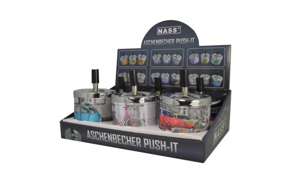 Draai asbak ”Cars“, Display van 6 - Afbeelding 3