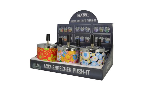 Draai asbak ”Flower“, Display van 6 - Afbeelding 2