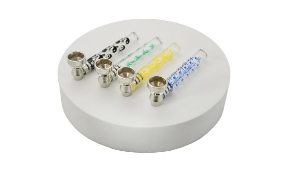 Glazen Pijp "Glass Smoking Pipe" – 24-delige display - Afbeelding 3