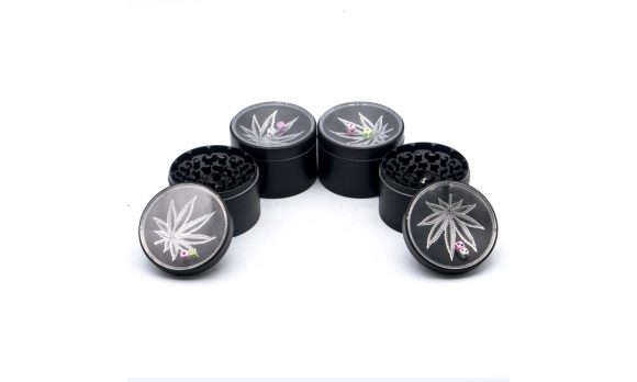 Herbal Grinder "Dice Cannabis" – 6-delige display - Afbeelding 3