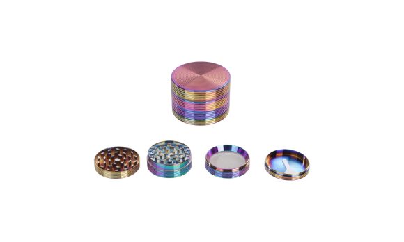 Herbal Grinder "Rainbow Royal" – 6-delige display - Afbeelding 2