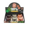 Metal Grinder "Metallic Cannabis" – 6-delige display