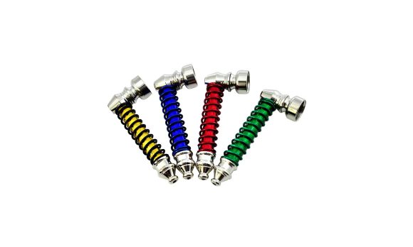 Puffy Pipe Coil – metalen pijp met spiraaldesign, 24-delige display - Afbeelding 2
