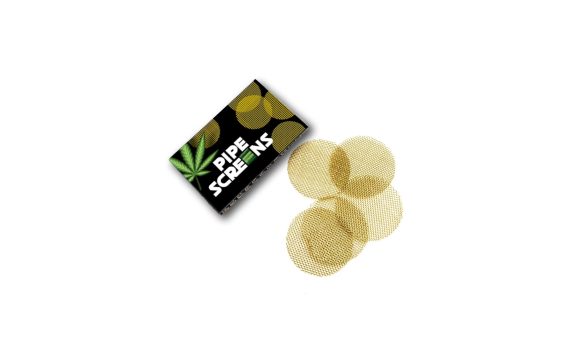 Pijpenzeefjes "Pipe Screens Gold" – doos van 100 - Afbeelding 2