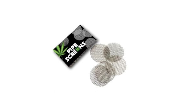 Pijpenzeefjes "Pipe Screens Silver" – doos van 100 - Afbeelding 2