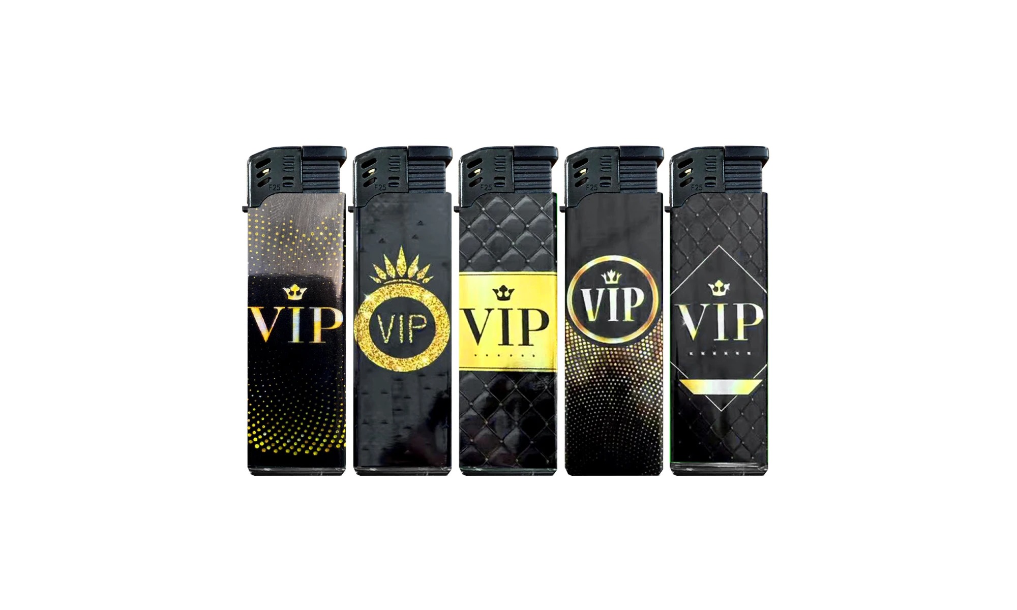 Tobaliq - Display 50 stuks- Turbo Aansteker - Design 3D JET-VIP - Afbeelding 3