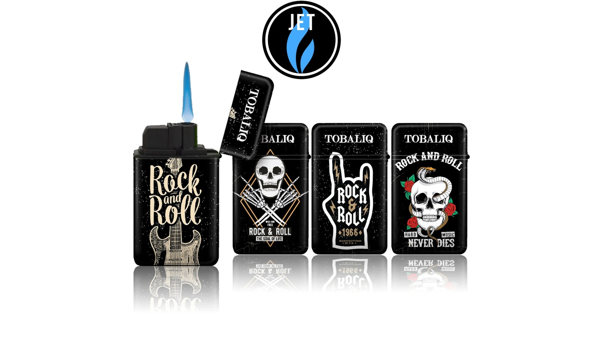 Tobaliq Jet-Flame aansteker – Rock ’n’ Roll Edition. - Afbeelding 2