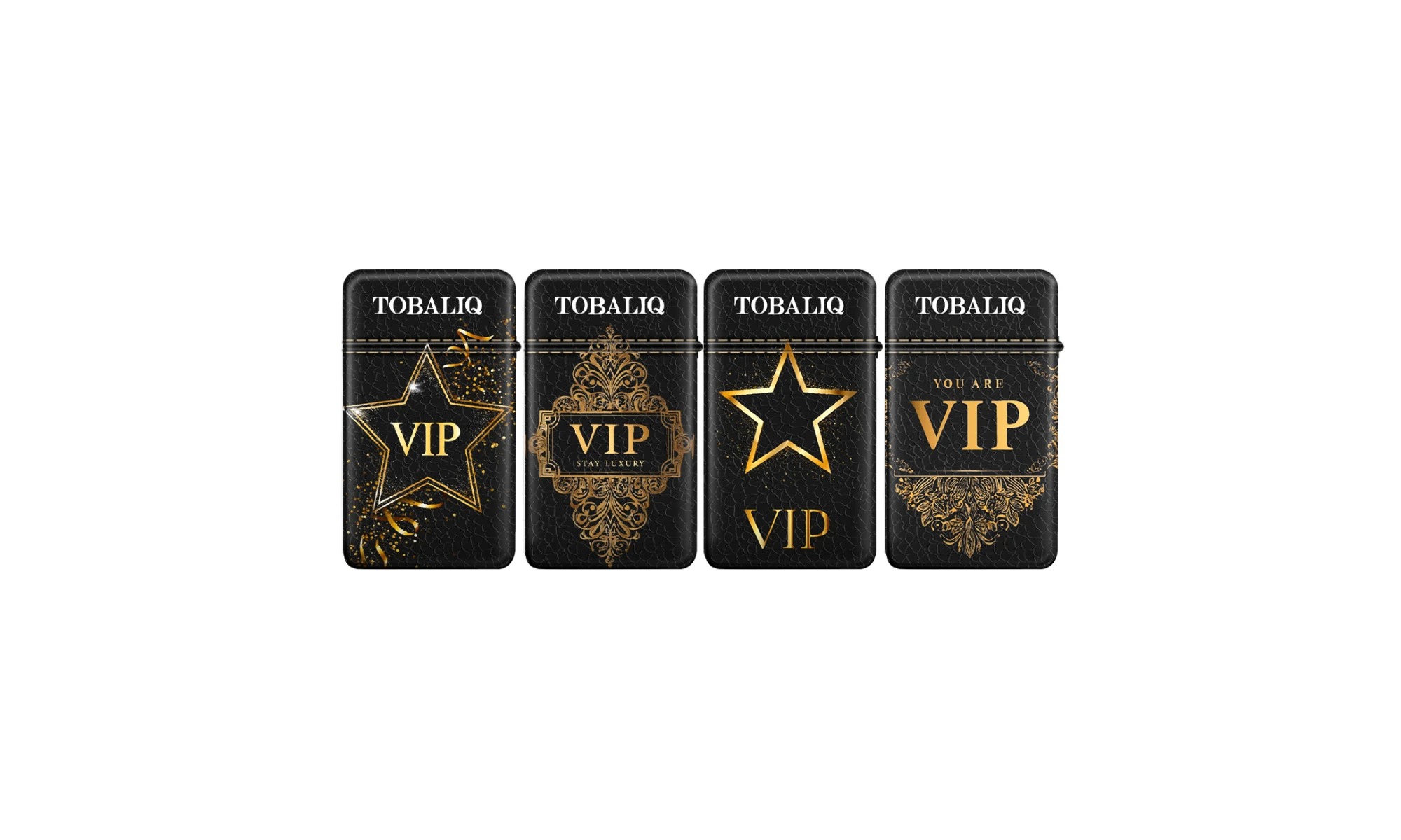 Tobaliq Jet-Flame aansteker – VIP Edition, 20-delig display. - Afbeelding 3